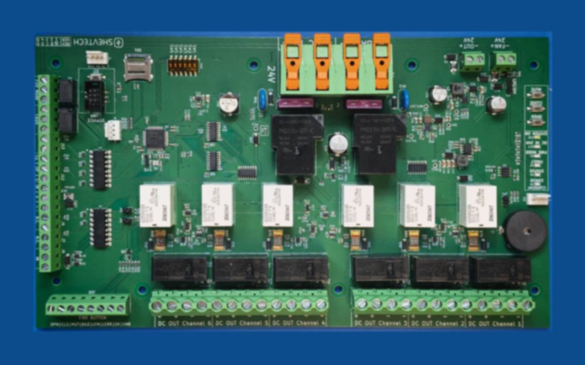Smoke ventilation controller with 6 drive channels